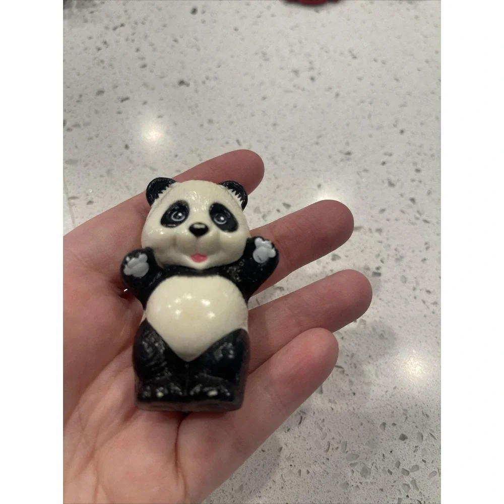 Vintage Animal Lovin' Barbie Toy Set Replacement Panda Figure 1988 Cake‎ Topper